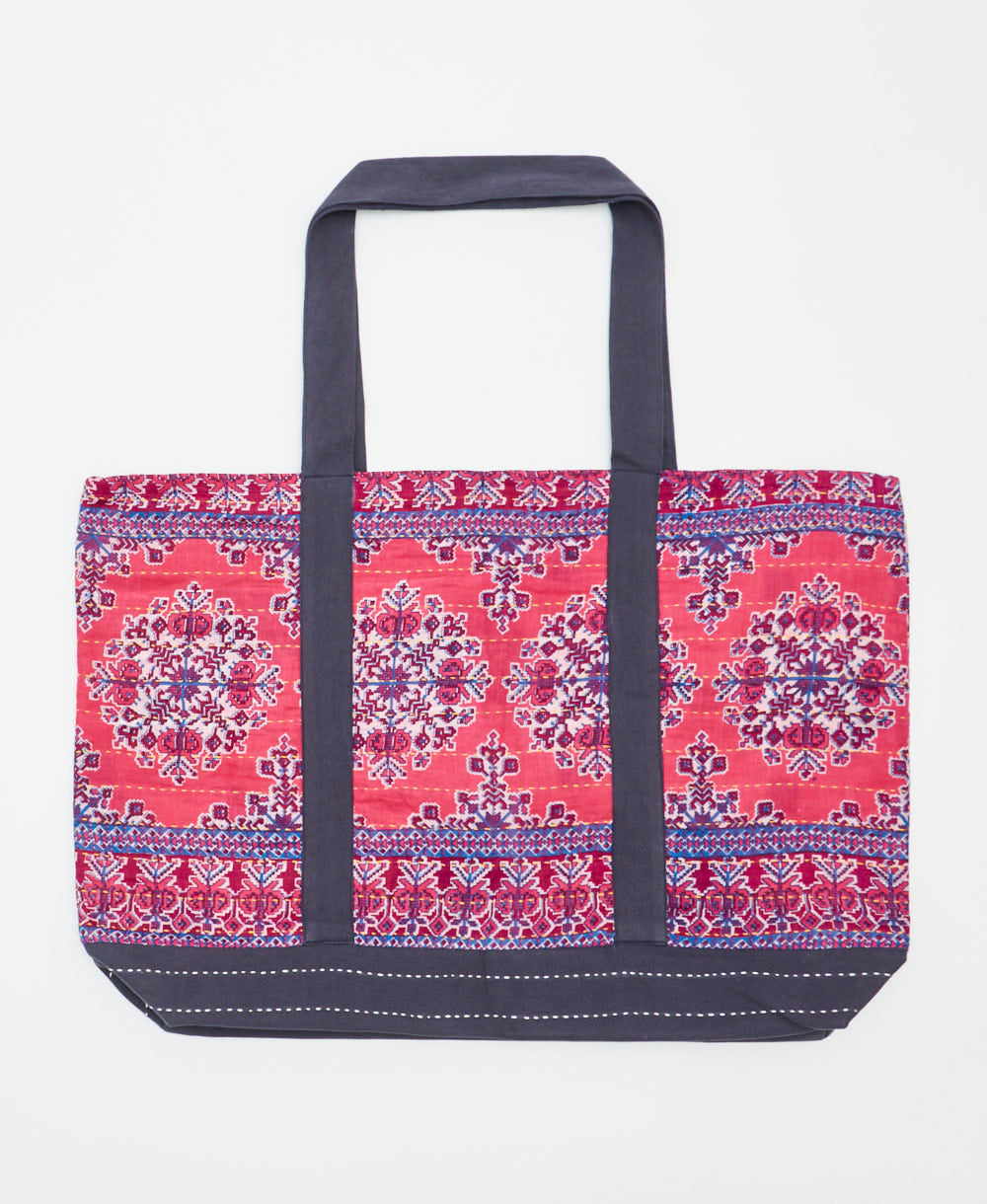 vintage canvas tote bag