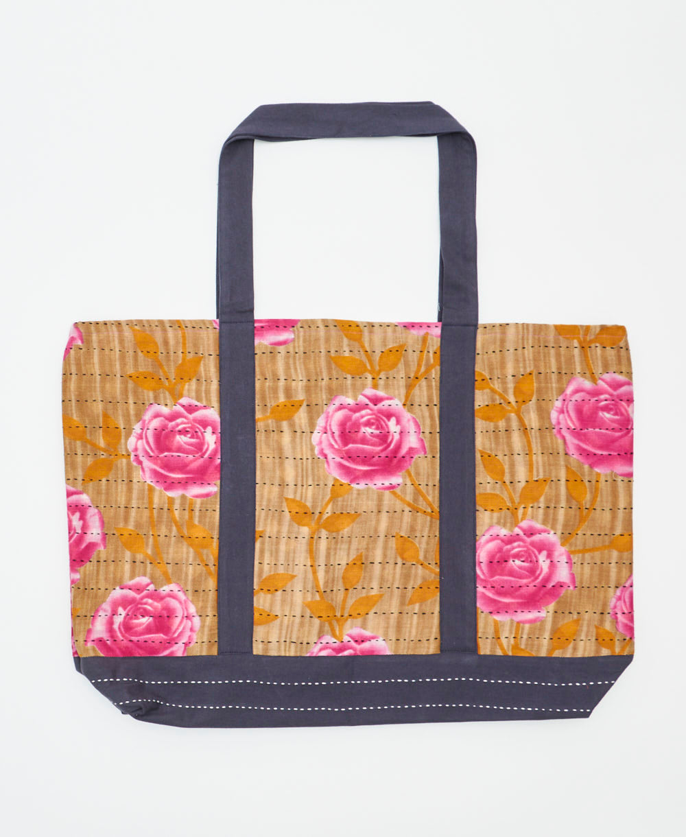 vintage canvas tote bag