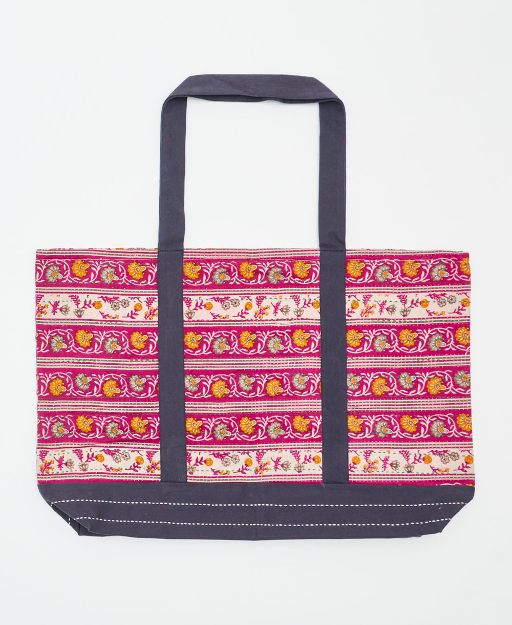 vintage canvas tote bag