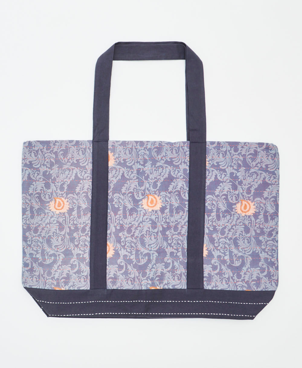 kantha canvas tote