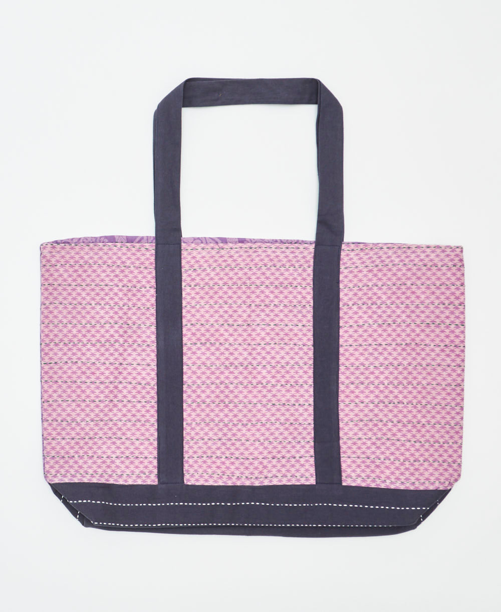 kantha canvas tote