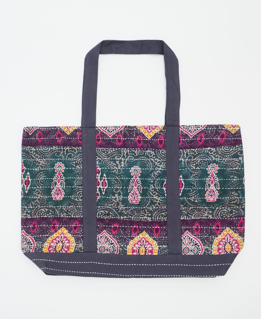 vintage canvas tote bag