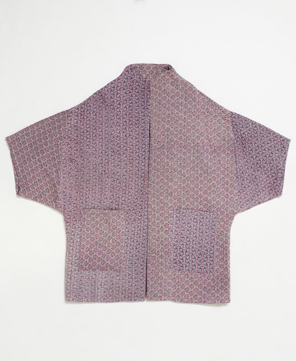 ethically made quilted jacket handmade by artisans in India