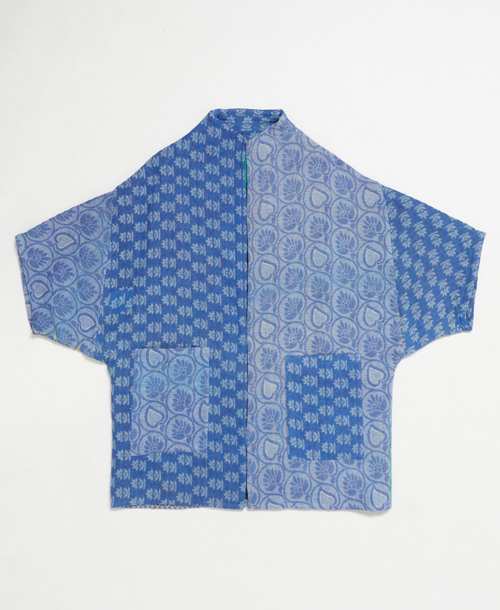 ethically made quilted jacket handmade by artisans in India