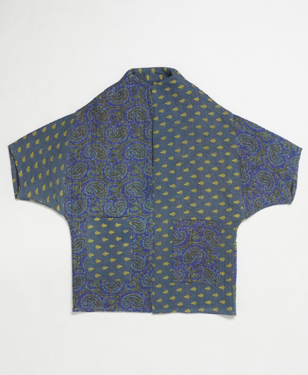 ethically made quilted jacket handmade by artisans in India