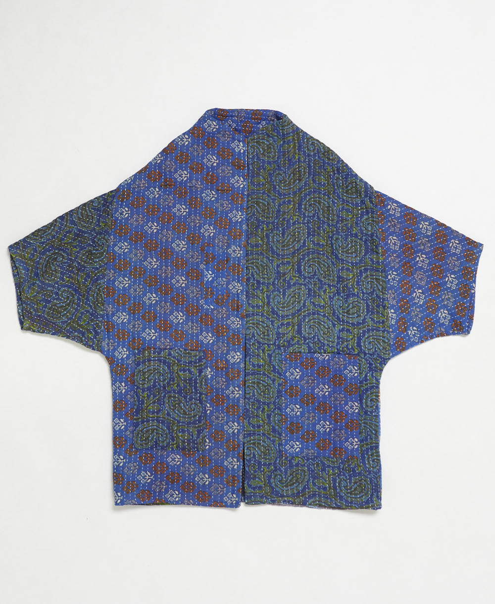 ethically made quilted jacket handmade by artisans in India