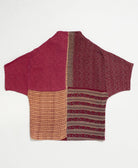 one-of-a-kind cocoon quilted jacket made from upcycled vintage cotton saris