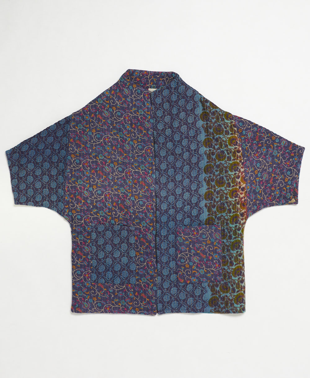 ethically made quilted jacket handmade by artisans in India
