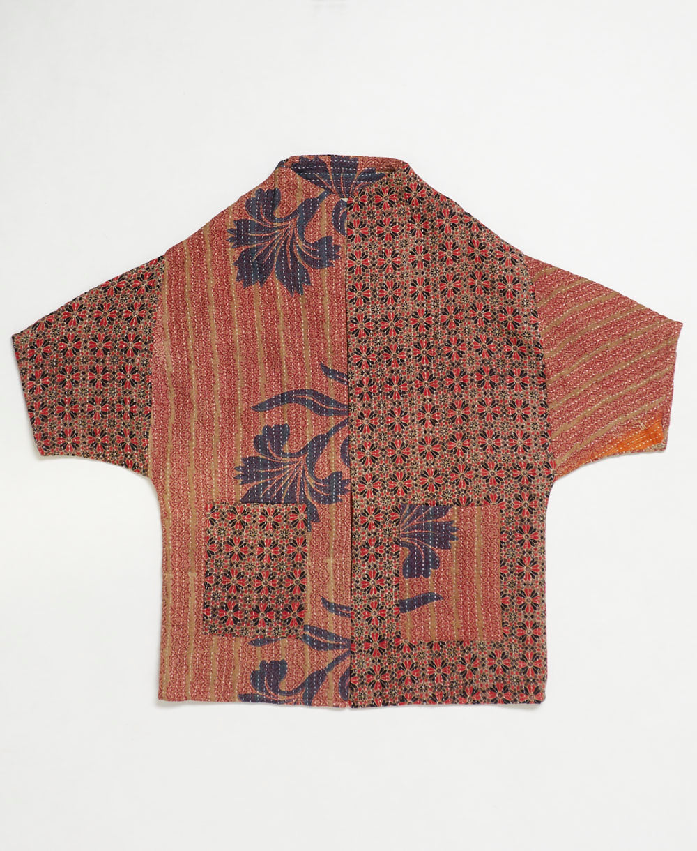 ethically made quilted jacket handmade by artisans in India