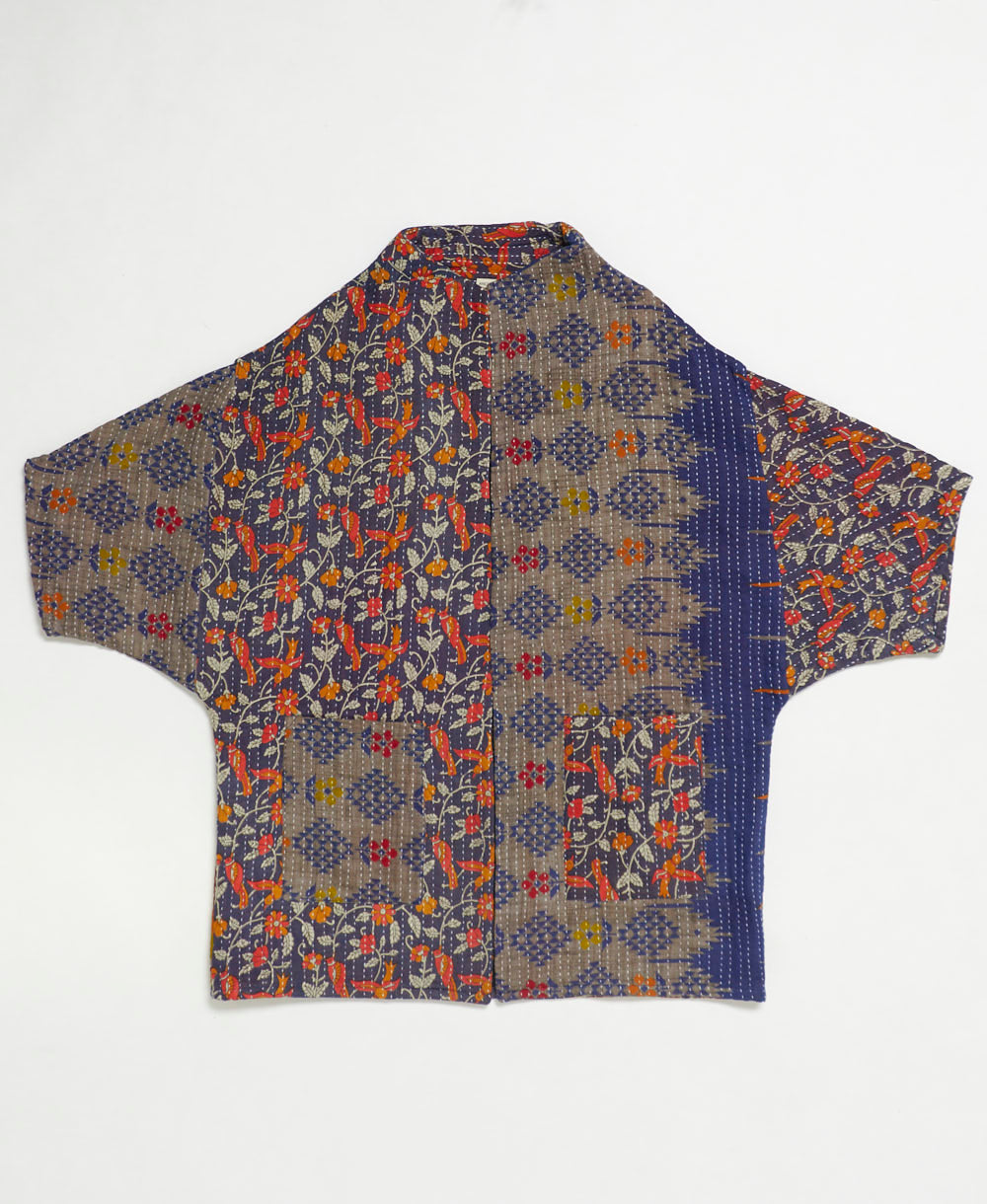 ethically made quilted jacket handmade by artisans in India