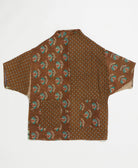 one-of-a-kind cocoon quilted jacket made from upcycled vintage cotton saris