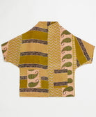 one-of-a-kind cocoon quilted jacket made from upcycled vintage cotton saris