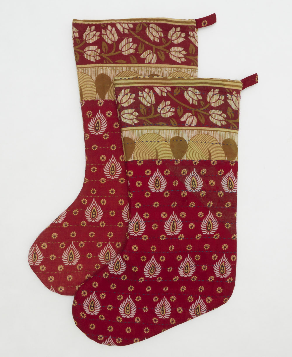 red christmas stocking
