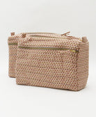 unique cotton toiletry bag made from one-of-a-kind vintage fabrics handmade in India by women artisans