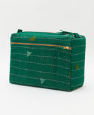 large toiletry bag made from eco-friendly upcyled vintage fabrics by women in India