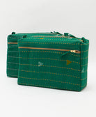 unique cotton toiletry bag made from one-of-a-kind vintage fabrics handmade in India by women artisans