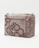 large toiletry bag made from eco-friendly upcyled vintage fabrics by women in India