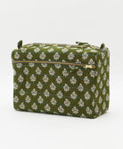 large toiletry bag made from eco-friendly upcyled vintage fabrics by women in India