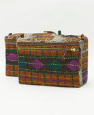 vintage large makeup bag