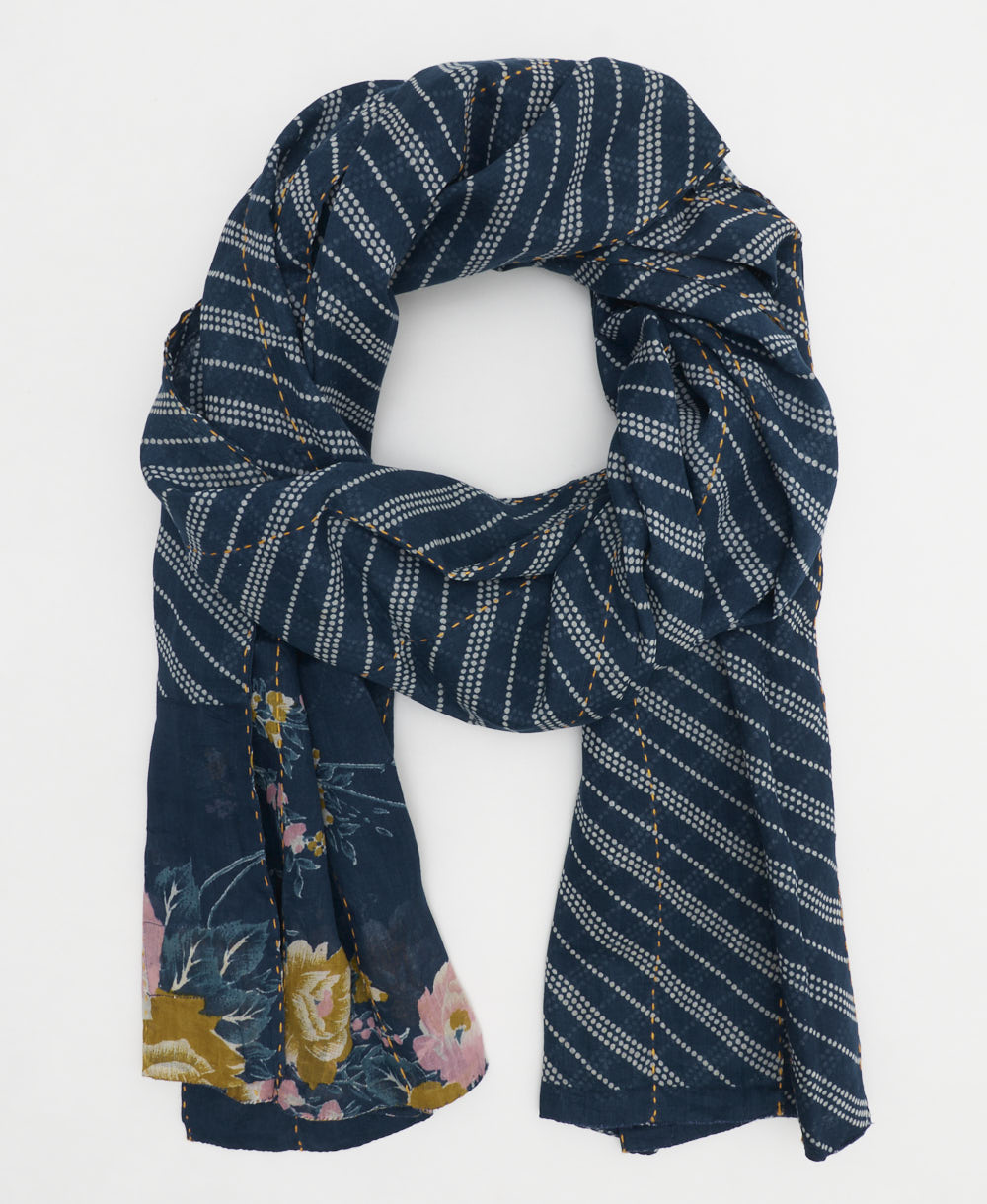 Kantha Long Scarf - No. 240805 Kantha Long Scarf - No. 240805
