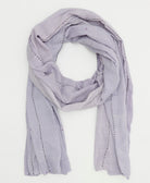 long cotton scarf handmade from upcycled vintage fabrics in India by all women artisans