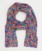 long cotton scarf handmade from upcycled vintage fabrics in India by all women artisans