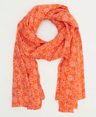 long cotton scarf handmade from upcycled vintage fabrics in India by all women artisans