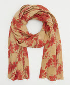 long cotton scarf handmade from upcycled vintage fabrics in India by all women artisans