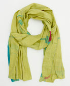 oversized cotton scarf in a one-of-a-kind vintage pattern handmade in India