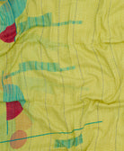 lightweight long scarf made from vintage cotton saris in India by women artisans