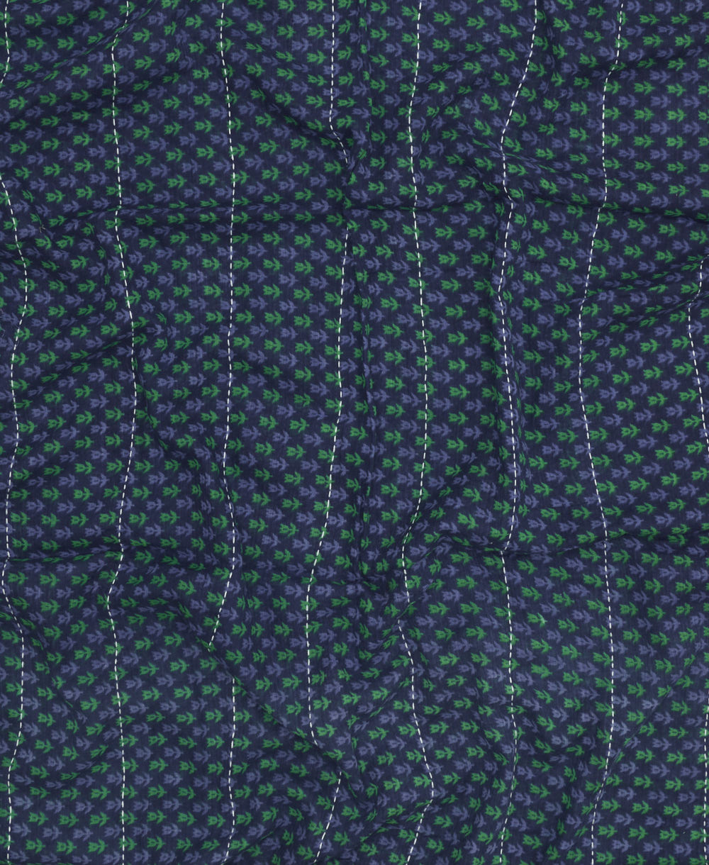 lightweight long scarf made from vintage cotton saris in India by women artisans