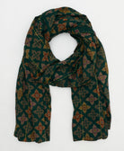 oversized cotton scarf in a one-of-a-kind vintage pattern handmade in India