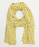 oversized cotton scarf in a one-of-a-kind vintage pattern handmade in India
