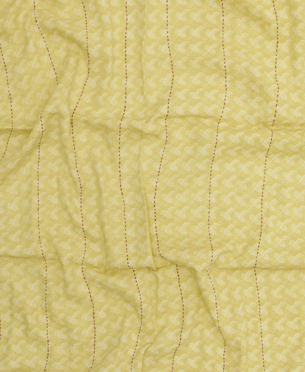 lightweight long scarf made from vintage cotton saris in India by women artisans