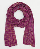 oversized cotton scarf in a one-of-a-kind vintage pattern handmade in India
