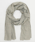 oversized cotton scarf in a one-of-a-kind vintage pattern handmade in India