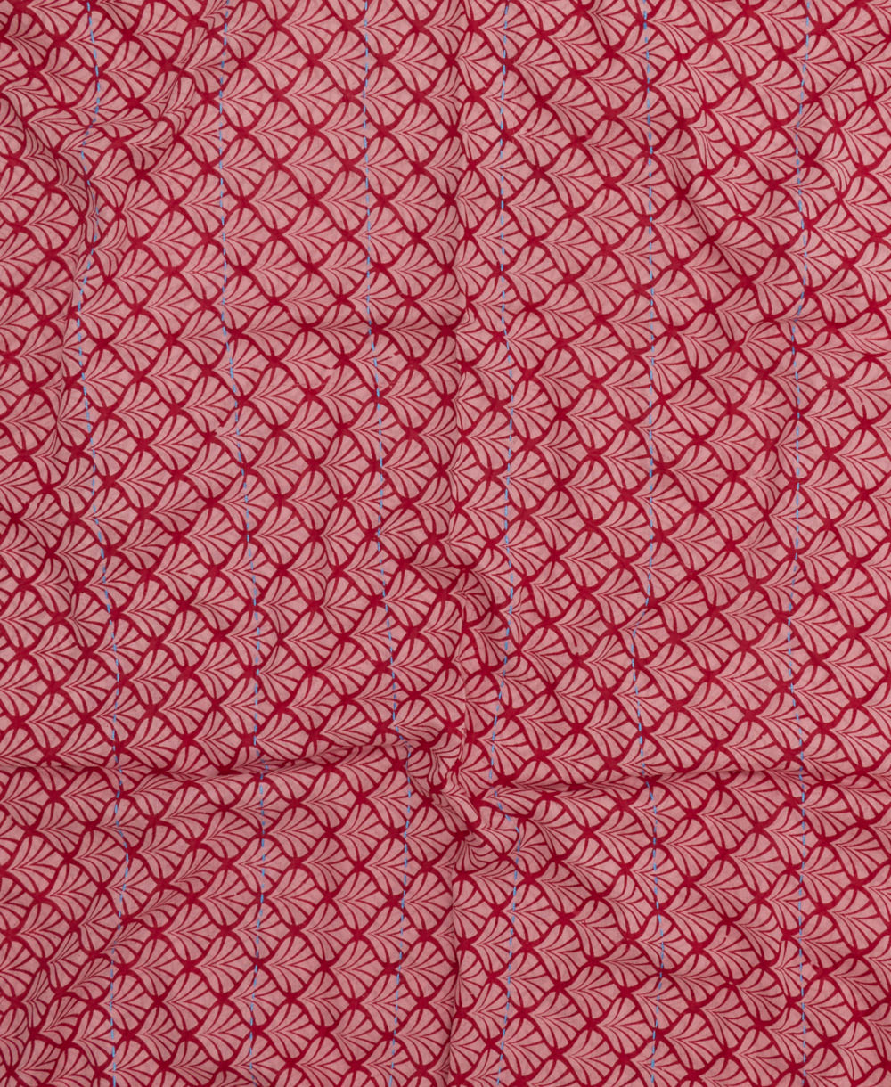 lightweight long scarf made from vintage cotton saris in India by women artisans