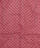 lightweight long scarf made from vintage cotton saris in India by women artisans