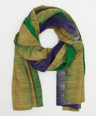 oversized cotton scarf in a one-of-a-kind vintage pattern handmade in India