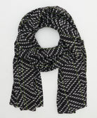 oversized cotton scarf in a one-of-a-kind vintage pattern handmade in India