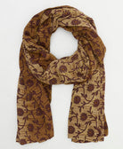oversized cotton scarf in a one-of-a-kind vintage pattern handmade in India