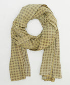 oversized cotton scarf in a one-of-a-kind vintage pattern handmade in India