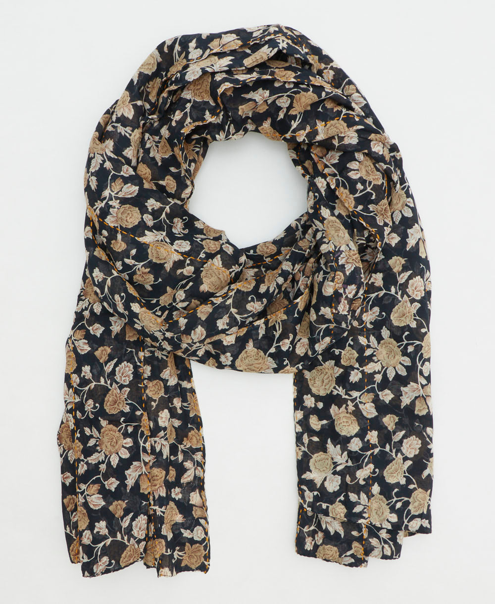 oversized long cotton scarf