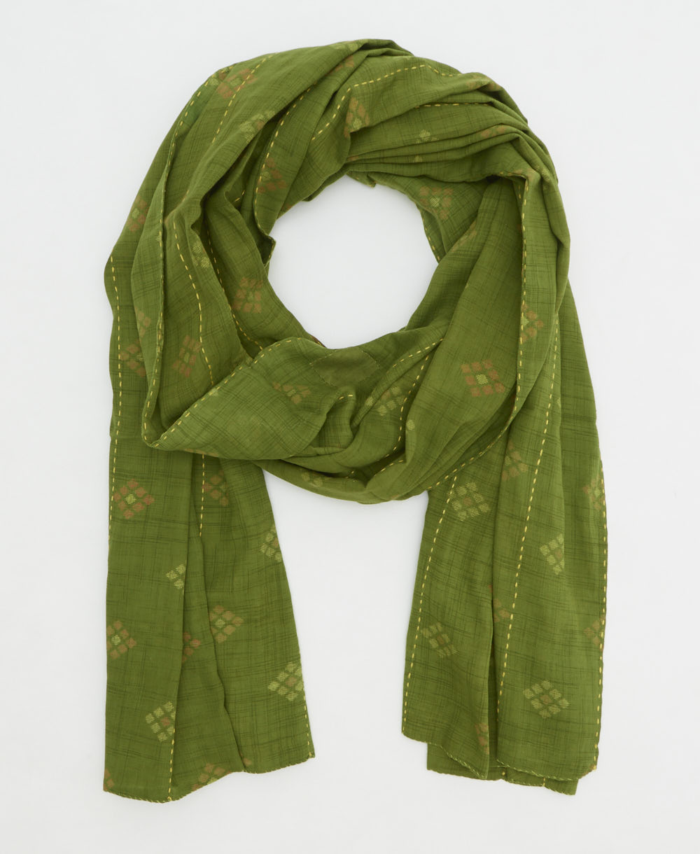 oversized long cotton scarf