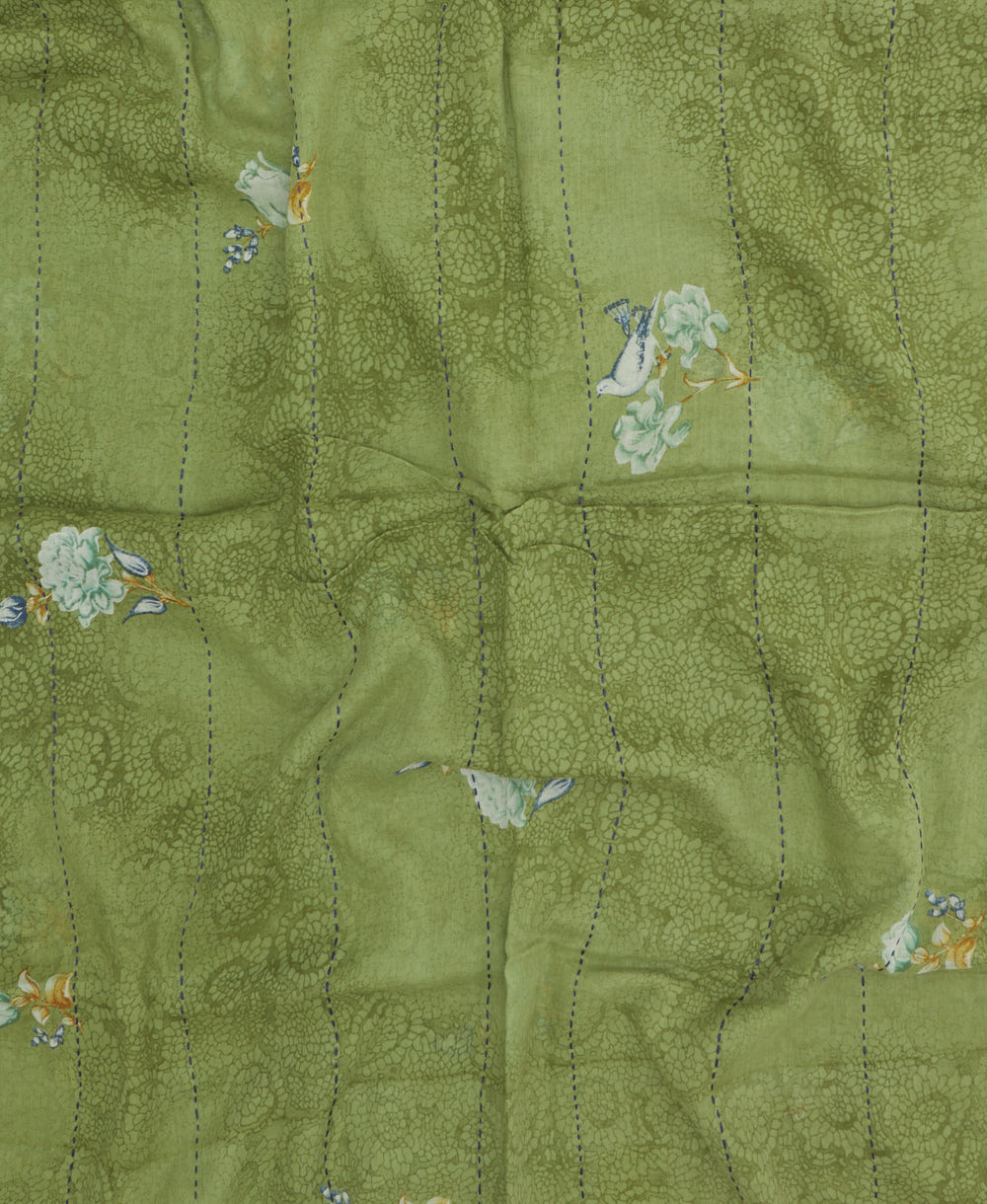 handmade embroidered cotton scarf