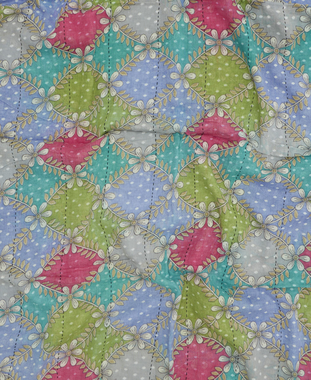 handmade embroidered cotton scarf