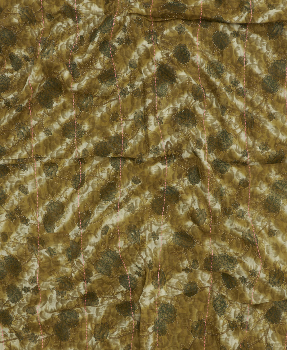 handmade embroidered cotton scarf