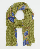 oversized long cotton scarf