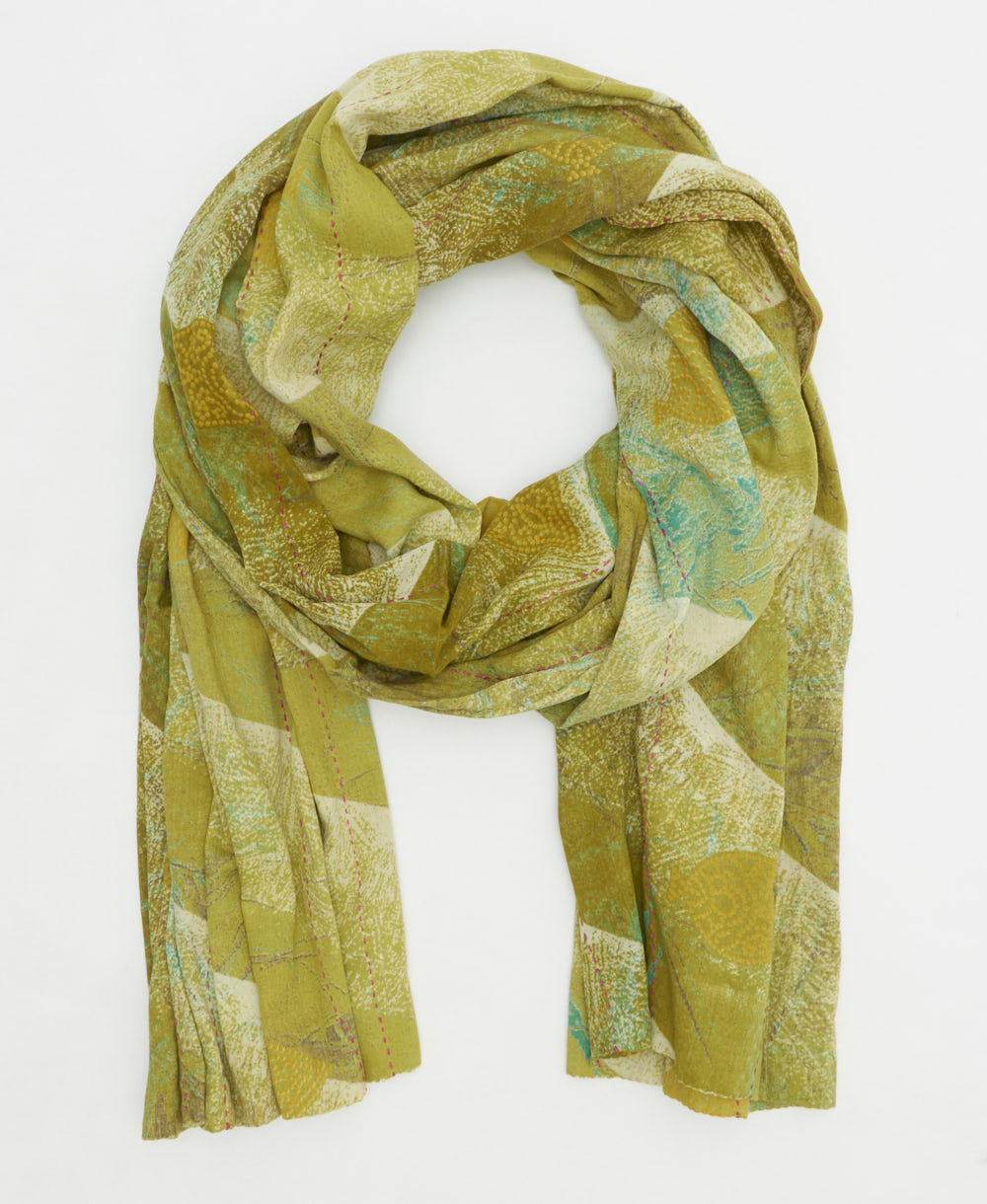 oversized long cotton scarf