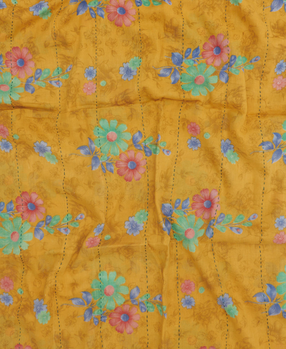 handmade embroidered cotton scarf